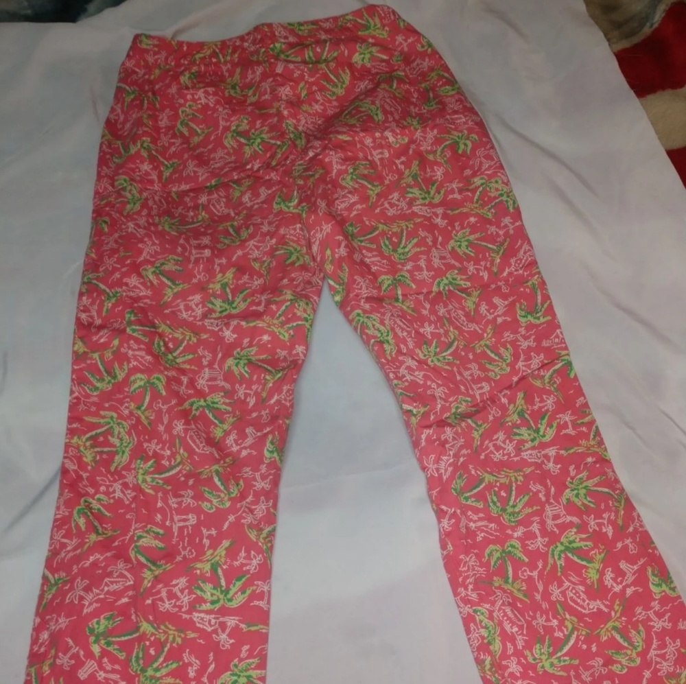 Lilly Pulitzer Palm Tree Capris